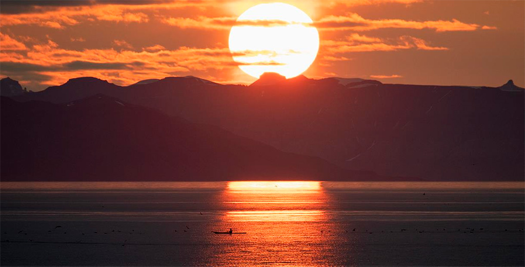 Midnight sun