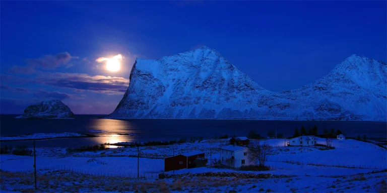 Norway dark winter